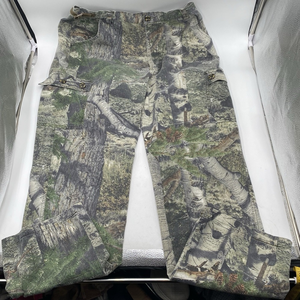 Mossy‎ Oak Hunting Pants Mens XL  38/40 X 32 Camo Woods Cargo Break Up Infinity